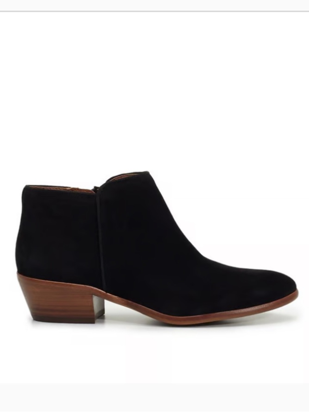 NEW Sam Edelman Black Suede Petty Ankle Booties 8M